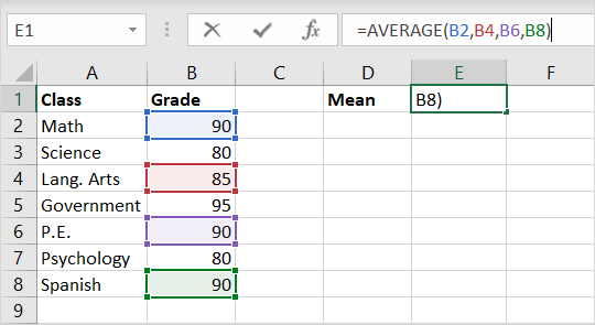 cách tìm và tính ý nghĩa trong microsoft-excel-6-nén - Help Desk Geek Cách tìm và tính giá trị trung bình trong Microsoft Excel hình 7