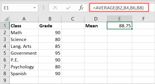 cách tìm và tính ý nghĩa trong microsoft-excel-7-nén - Help Desk Geek Cách tìm và tính giá trị trung bình trong Microsoft Excel hình 8