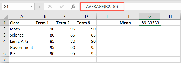cách tìm và tính ý nghĩa trong microsoft-excel-9-nén - Help Desk Geek Cách Tìm và Tính Giá Trị Trung Bình Trong Microsoft Excel Hình 10