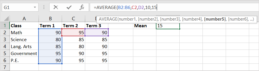 cách tìm và tính ý nghĩa trong microsoft-excel-11 được nén - Help Desk Geek Cách Tìm và Tính Giá Trị Trung Bình Trong Microsoft Excel Hình 12