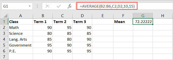 cách tìm và tính trung bình trong microsoft-excel-12 được nén - Help Desk Geek Cách Tìm và Tính Giá Trị Trung Bình Trong Microsoft Excel Hình 13