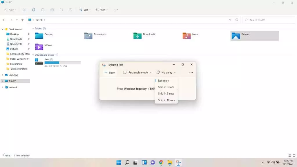 14-Độ trễ - Help Desk Geek Cách chụp ảnh màn hình trên Windows 11 ảnh 15