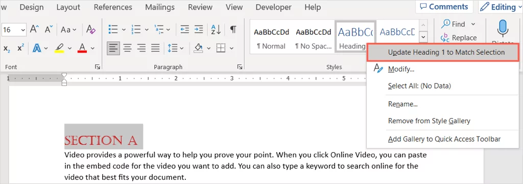cách thêm một tiêu đề vào một Microsoft Word-tài liệu-3 được nén - Help Desk Geek Cách thêm tiêu đề vào tài liệu Microsoft Word image 4
