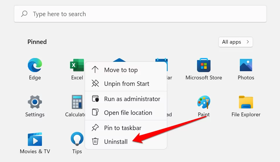 image-279 - Help Desk Geek Cách gỡ cài đặt ứng dụng trên Windows 11 hình 3