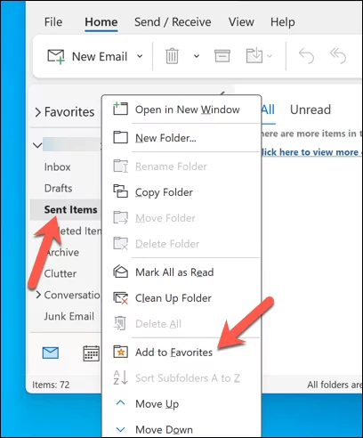 cách xóa-yêu thích-thư mục-in-microsoft-outlook-9-nén - Help Desk Geek Cách xóa thư mục yêu thích trong Microsoft Outlook hình 9