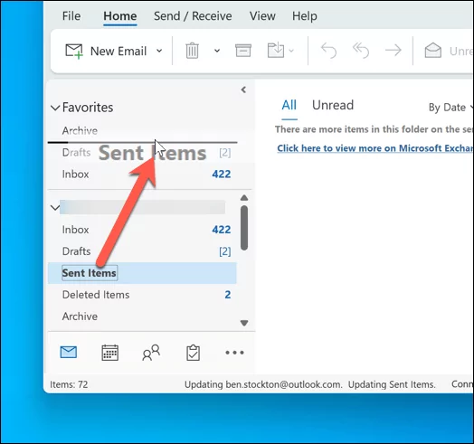 cách xóa-yêu thích-thư mục-trong-microsoft-outlook-10-nén - Bộ phận trợ giúp Geek Cách xóa thư mục yêu thích trong Microsoft Outlook hình 10
