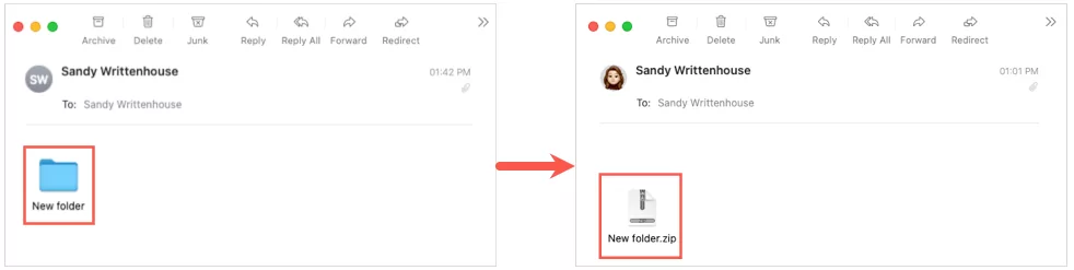 cách nén-đính kèm thư mục vào email-6 - Mẹo kỹ thuật trực tuyến Đính kèm thư mục vào hình ảnh Email trên máy Mac