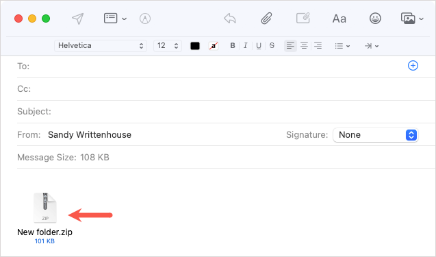 cách đính kèm thư mục vào email được nén 10 - Mẹo kỹ thuật trực tuyến Đính kèm thư mục vào email trên máy Mac hình ảnh 5