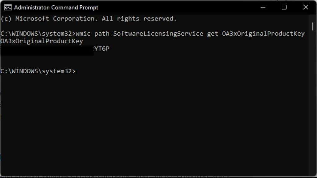 5-CMD-2 - Người đam mê bộ phận trợ giúp Cách tìm Product Key Windows 11 hình 5