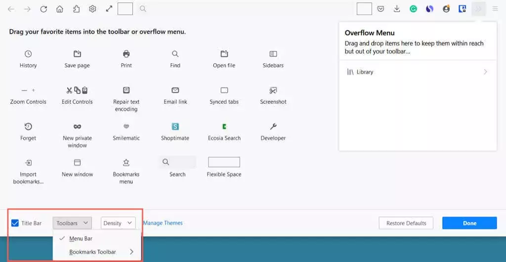 5 cách tùy chỉnh-mozilla-firefox-9-nén - Mẹo kỹ thuật trực tuyến Sửa đổi hình ảnh Thanh công cụ 5