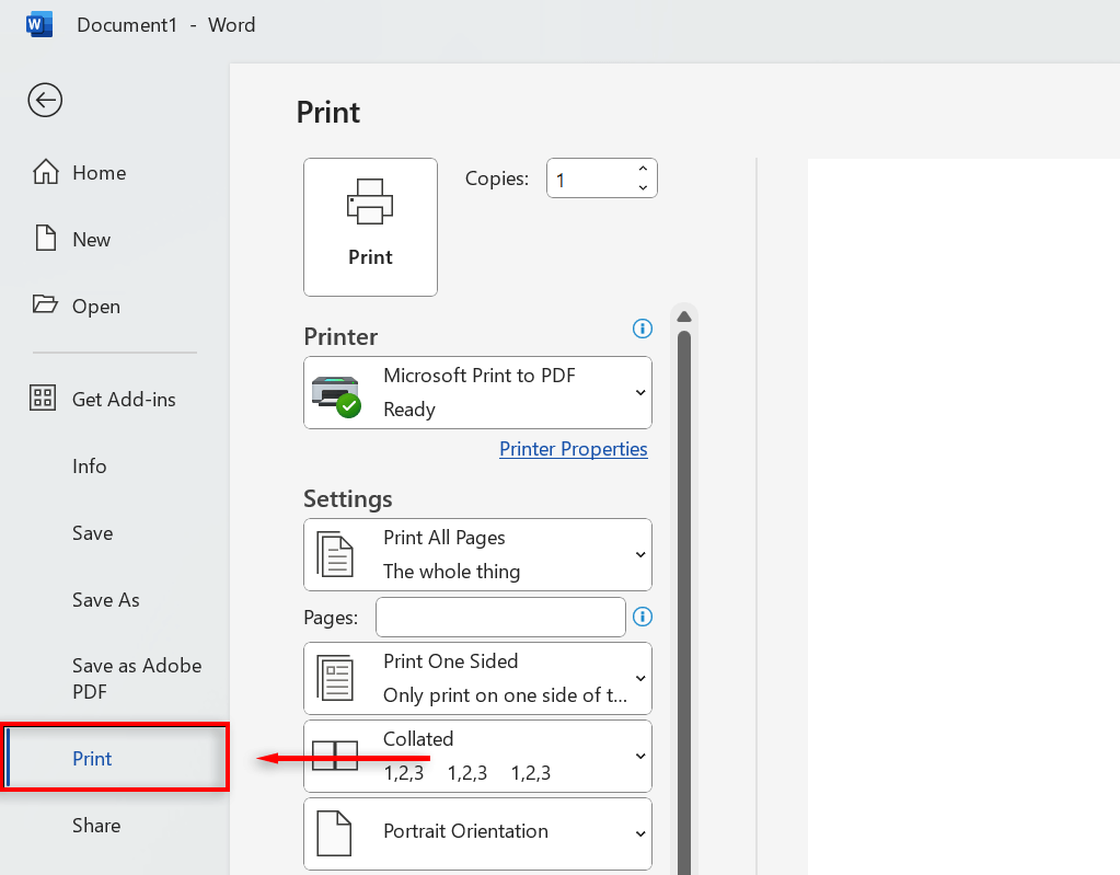 cách in-microsoft-word-documents-in-black-and-white-nén - Help Desk Geek Cách in tài liệu Microsoft Word đen trắng hình 2