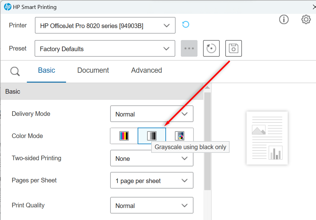 cách in-microsoft-word-documents-in-đen-trắng-6-nén - Help Desk Geek Cách in tài liệu Microsoft Word đen trắng hình 5