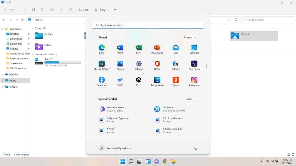 4-Start-Menu - Bộ phận trợ giúp Geek Cách sử dụng Windows 11 Snipping Tool image 5