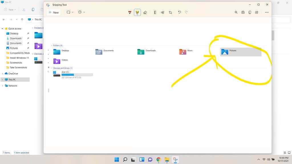 11-Draw-on-Snip - Người đam mê bộ phận trợ giúp Cách sử dụng Windows 11 Snipping Tool image 12