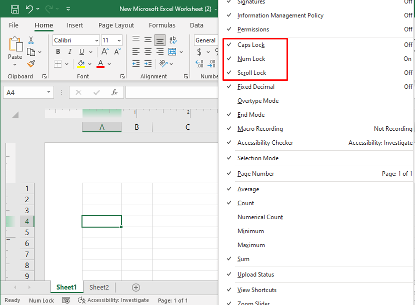 cách sử dụng và tùy chỉnh thanh trạng thái trong Microsoft-Excel-11-nén - Help Desk Geek Cách sử dụng và tùy chỉnh thanh trạng thái trong Microsoft Excel hình 11