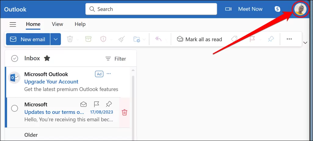 cách thay đổi-hồ sơ của bạn-hình ảnh trong-microsoft-outlook-9-nén - Bộ phận trợ giúp Geek Cách thay đổi ảnh đại diện của bạn trong Microsoft Outlook image 9