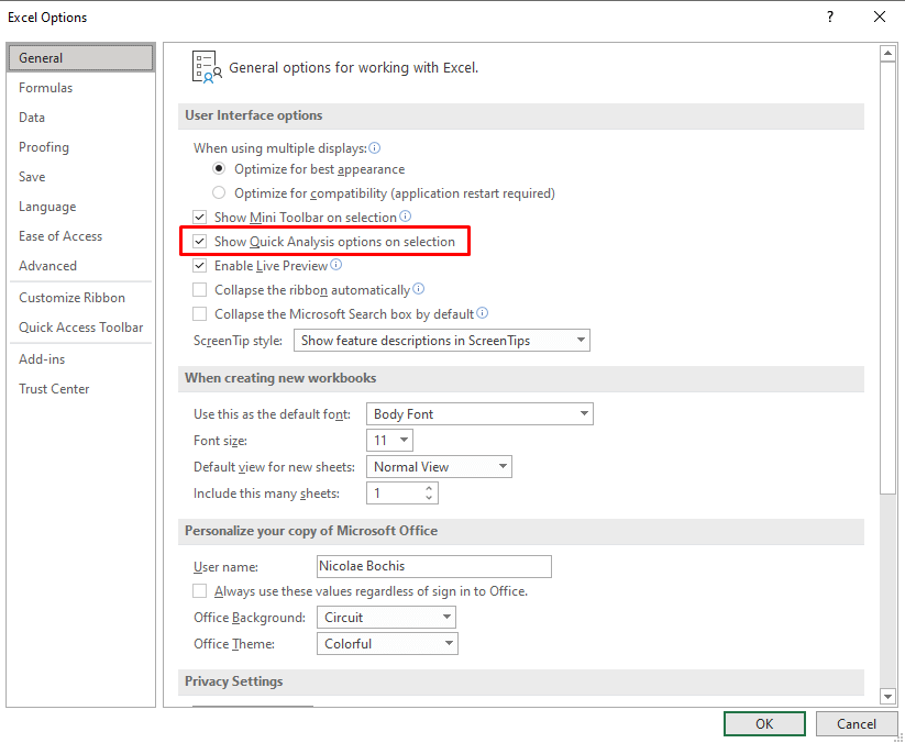 cách sử dụng công cụ phân tích nhanh trong Microsoft-Excel-5 được nén - Help Desk Geek Cách sử dụng Công cụ phân tích nhanh trong Microsoft Excel hình 5