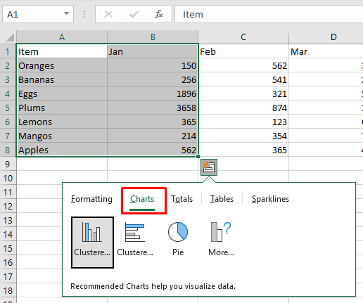 cách sử dụng công cụ phân tích nhanh trong microsoft-excel-11 được nén - Help Desk Geek Cách sử dụng Quick Analysis Tool trong Microsoft Excel hình 11