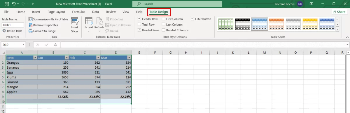 cách sử dụng công cụ phân tích nhanh trong Microsoft-Excel-17 được nén - Help Desk Geek Cách sử dụng Quick Analysis Tool trong Microsoft Excel hình 17