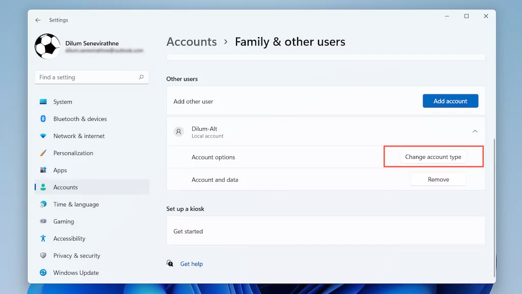 image-212 - Bộ phận trợ giúp Geek Cách xóa tài khoản Microsoft khỏi Windows 11 hình 17