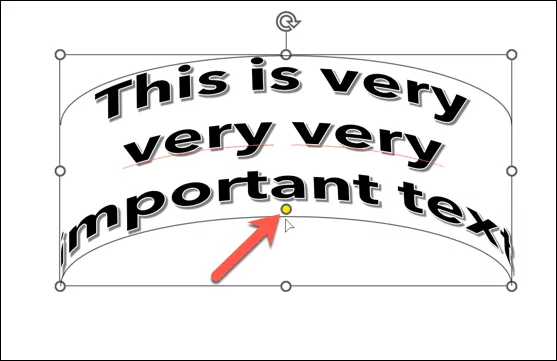 cách làm đường cong văn bản trong microsoft-powerpoint-7-nén - Help Desk Geek Cách làm cong văn bản trong Microsoft PowerPoint hình 7