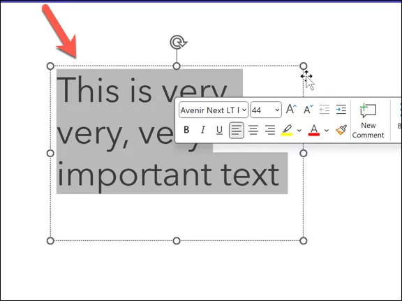 cách làm đường cong văn bản trong microsoft-powerpoint-11 được nén - Help Desk Geek Cách làm cong văn bản trong Microsoft PowerPoint hình 11