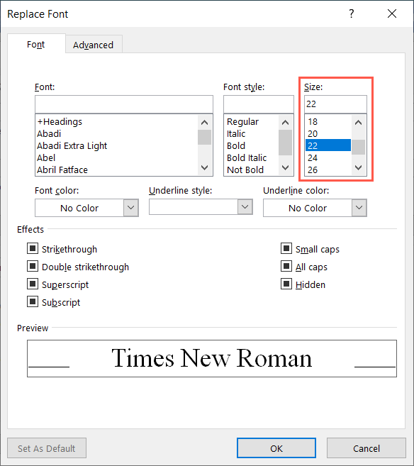 cách tạo chu kỳ-lớn hơn trong microsoft-word-12-nén - Bộ phận trợ giúp Geek chọn cỡ chữ
