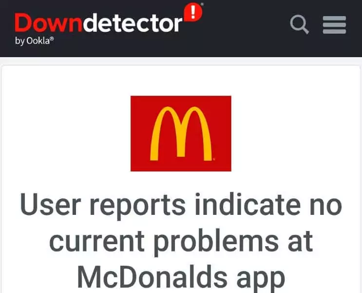 9 cách khắc phục khi mcdonalds-app-is-not-working-4-nén - Mẹo kỹ thuật trực tuyến Kiểm tra xem máy chủ McDonald's có ngừng hoạt động không