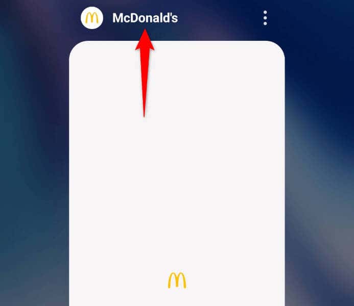 9 cách khắc phục khi mcdonalds-app-is-not-working-3-nén - Mẹo kỹ thuật trực tuyến Đóng và khởi chạy lại hình ảnh ứng dụng McDonald's của bạn