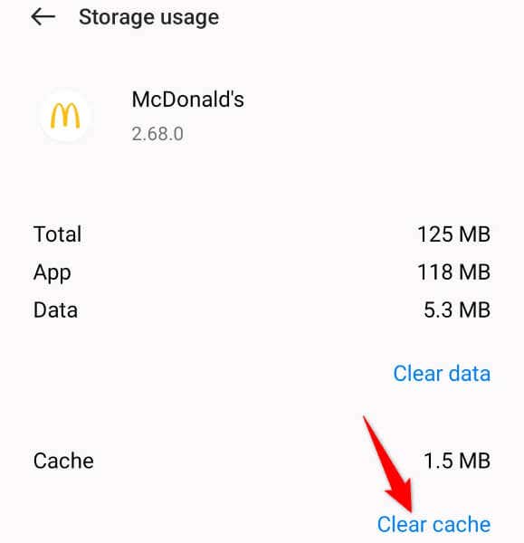 9 cách khắc phục khi mcdonalds-app-is-not-working-10-compress - Mẹo kỹ thuật trực tuyến Xóa hình ảnh bộ nhớ đệm ứng dụng của McDonald's