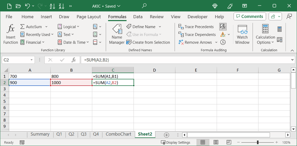 cách sao chép và dán công thức trong microsoft-excel-2 được nén - Help Desk Geek Cách Sao chép và Dán Công thức trong Microsoft Excel hình 3