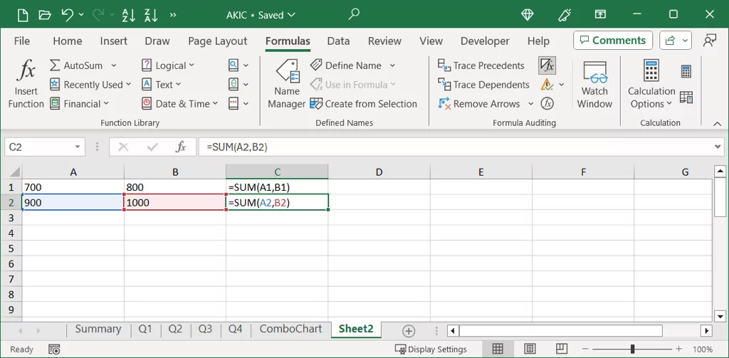 cách sao chép và dán công thức trong microsoft-excel-2 được nén - Help Desk Geek Cách Sao chép và Dán Công thức trong Microsoft Excel hình 3