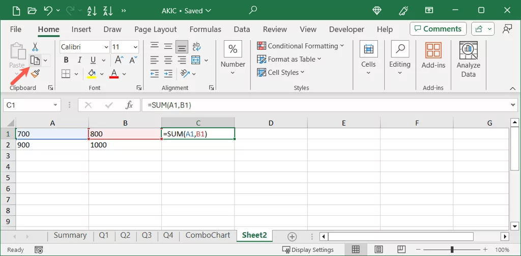 cách sao chép và dán công thức trong Microsoft-Excel-5 được nén - Help Desk Geek Cách Sao chép và Dán Công thức trong Microsoft Excel hình 6