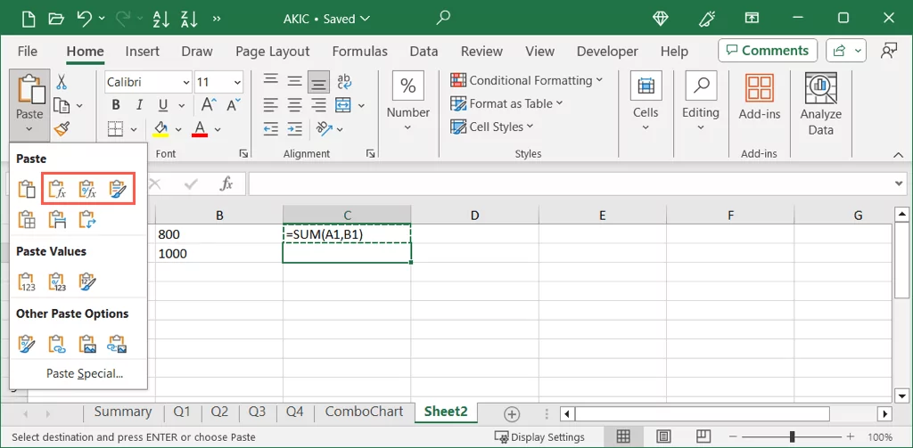 cách sao chép và dán công thức trong Microsoft-Excel-7 được nén - Help Desk Geek Cách Sao chép và Dán Công thức trong Microsoft Excel hình 8