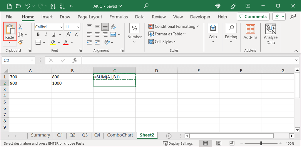 cách sao chép và dán công thức trong Microsoft-Excel-6 được nén - Help Desk Geek Cách Sao chép và Dán Công thức trong Microsoft Excel hình 7