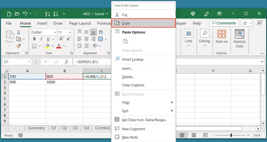 cách sao chép và dán công thức trong Microsoft-Excel-8 được nén - Help Desk Geek Cách Sao chép và Dán Công thức trong Microsoft Excel hình 9