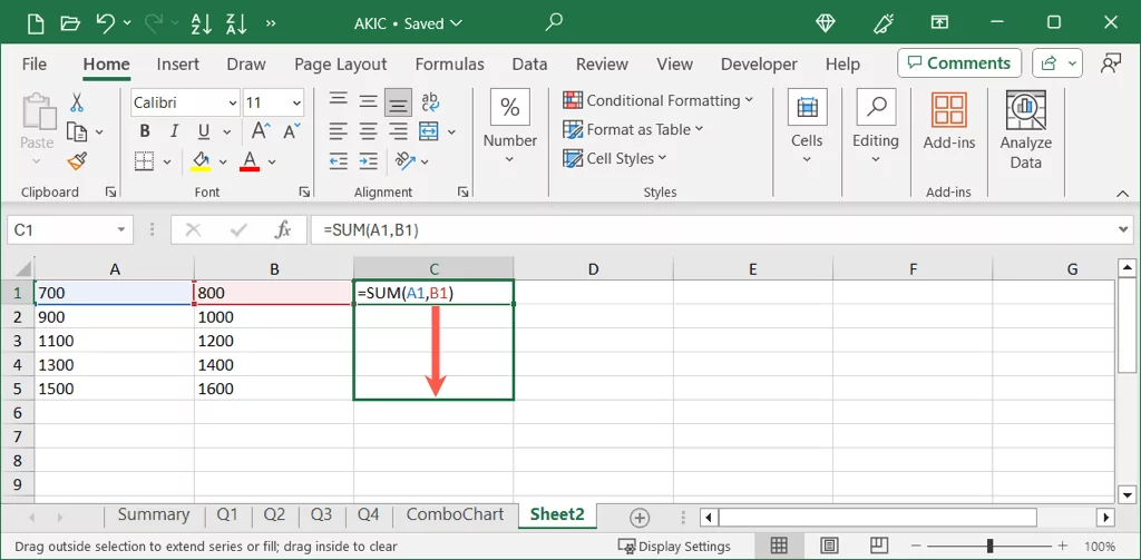 cách sao chép và dán công thức trong Microsoft-Excel-12 được nén - Help Desk Geek Cách Sao chép và Dán Công thức trong Microsoft Excel hình 13
