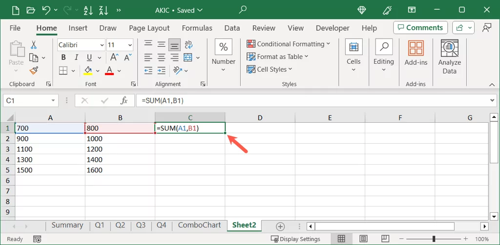 cách sao chép và dán công thức trong Microsoft-Excel-11 được nén - Help Desk Geek Cách Sao chép và Dán Công thức trong Microsoft Excel hình 12