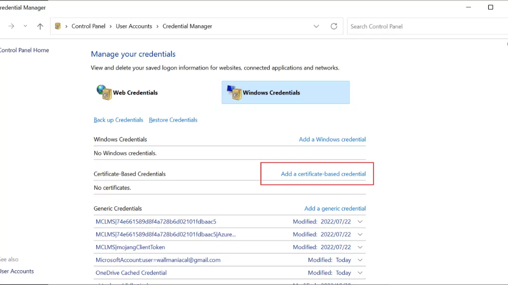 what-is-windows-credential-manager-9-nén - Bộ phận trợ giúp Geek Trình quản lý thông tin xác thực Windows là gì? hình ảnh 9