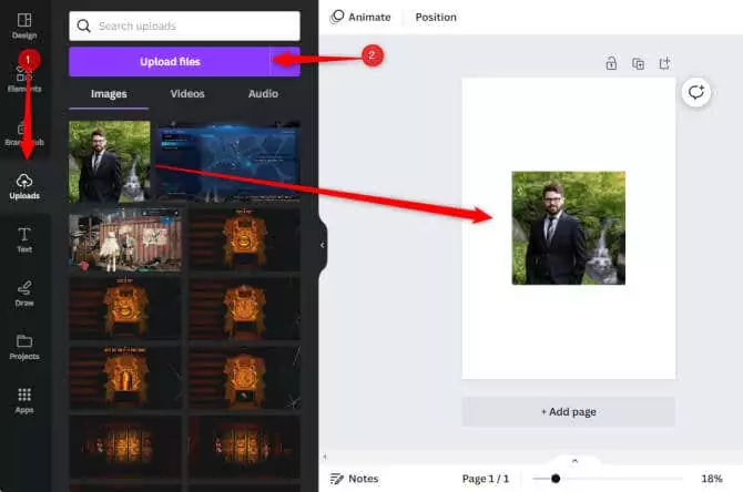 Cách làm mờ khuôn mặt trong ảnh Canva 2