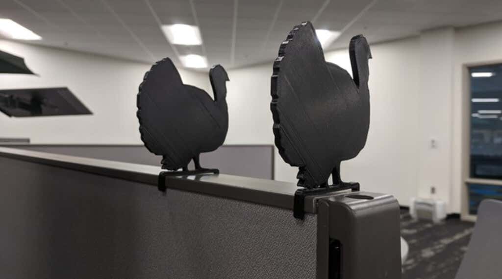 08CubicleTurkeys - Mẹo công nghệ trực tuyến Ý tưởng in 3D cho các mô hình chức năng Lễ Tạ ơn hình 4