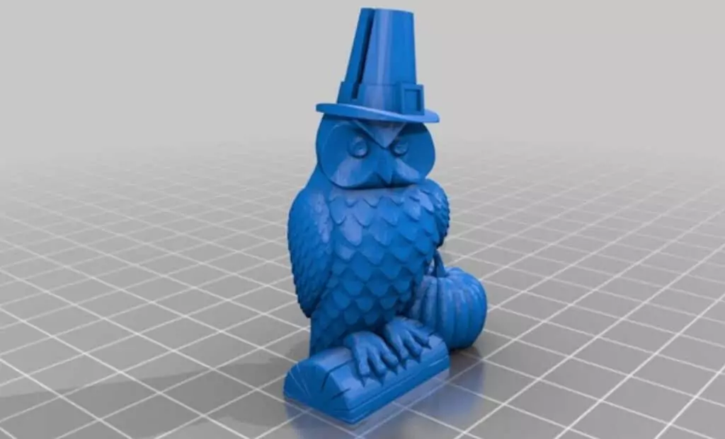 09PilgrimOwl - Mẹo công nghệ trực tuyến Ý tưởng in 3D cho các mô hình chức năng Lễ tạ ơn hình 5