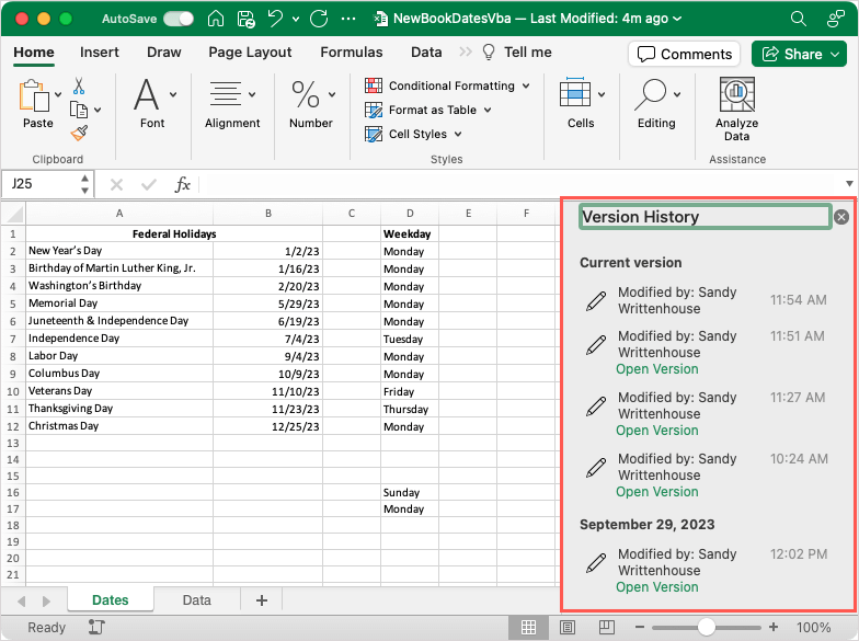 cách xem-excel-files-version-history-and-restore-previous-versions-7-nén - Help Desk Geek Cách xem lịch sử phiên bản tệp Excel (và khôi phục các phiên bản trước) hình 8