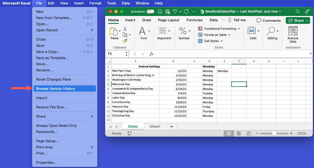 cách xem-excel-files-version-history-and-restore-previous-versions-10-nén - Help Desk Geek Cách xem lịch sử phiên bản tệp Excel (và khôi phục các phiên bản trước) hình 11