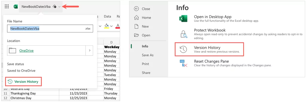 cách xem-excel-files-version-history-and-restore-previous-versions-11-nén - Help Desk Geek Cách xem lịch sử phiên bản tệp Excel (và khôi phục các phiên bản trước) hình 12