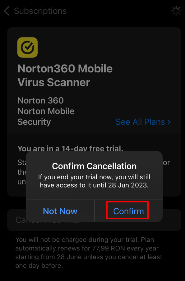 cách hủy-your-norton-antivirus-subscription-12-nén - Mẹo công nghệ trực tuyến Cách hủy đăng ký Norton của tôi trên iPhone hoặc iPad hình 4