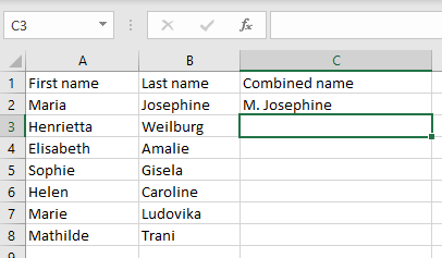 cách kết hợp họ và tên trong microsoft-excel-10 được nén - Help Desk Geek Cách kết hợp họ và tên trong Microsoft Excel hình 10