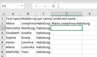 cách kết hợp họ và tên trong microsoft-excel-18 được nén - Help Desk Geek Cách kết hợp họ và tên trong Microsoft Excel hình 18