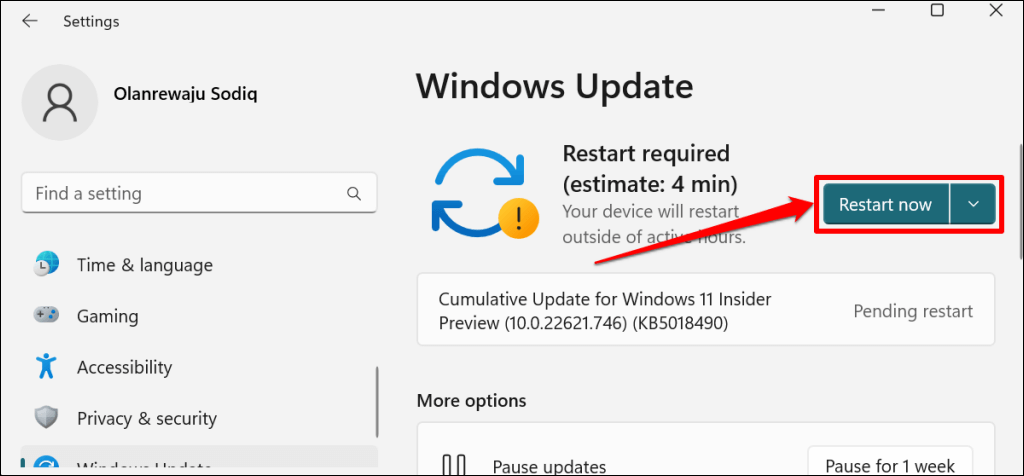cách sửa lỗi tiworkerexe-high-cpu-usage-in-windows-3-nén - Help Desk Geek Cách khắc phục tình trạng sử dụng CPU cao TiWorker.exe trong Windows hình 3