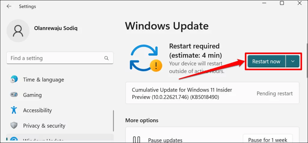 cách sửa lỗi tiworkerexe-high-cpu-usage-in-windows-3-nén - Help Desk Geek Cách khắc phục tình trạng sử dụng CPU cao TiWorker.exe trong Windows hình 3